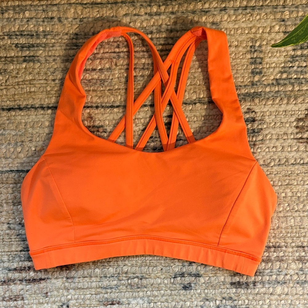.✦ ݁˖Flash Sale.✦ ݁˖ lululemon free to be serene bra *c/d cup highlight orange - Picture 2 of 7